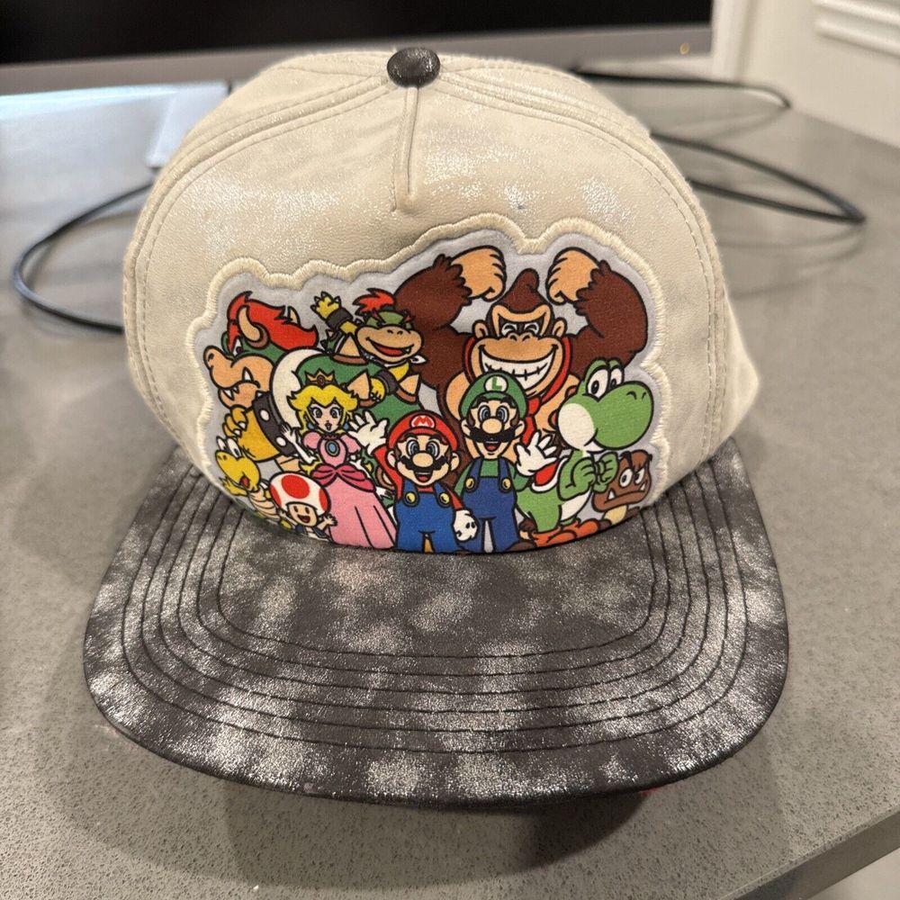 Nintendo Super Mario Bros Donkey Kong Patch Hat 2017 Snapback